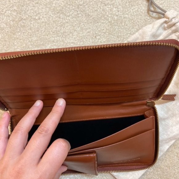 Commes des Garçon brown leather wallet - Picture 9 of 11